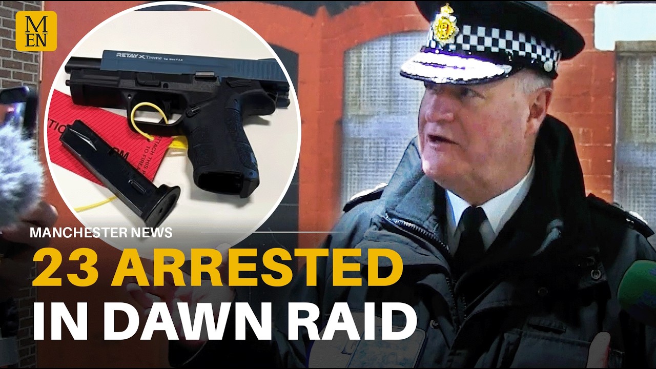 Police CRACKDOWN on organised crime gang 'using CHILDREN as young as 12' in Manchester