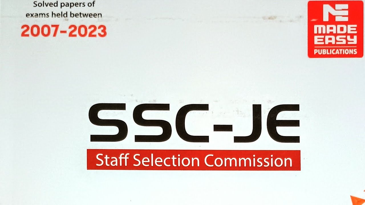 SSC JE 2024 made easy book review #sscje #madeeasy #bookreview