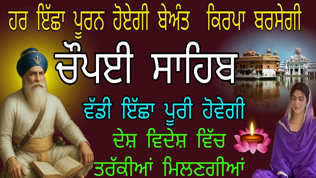 26-01-2026 ਚੌਪਈ ਸਾਹਿਬ // nitnem choupai sahib fast // kirtan roopi // ਅੰਮ੍ਰਿਤ ਬਾਣੀ  // waheguru ji