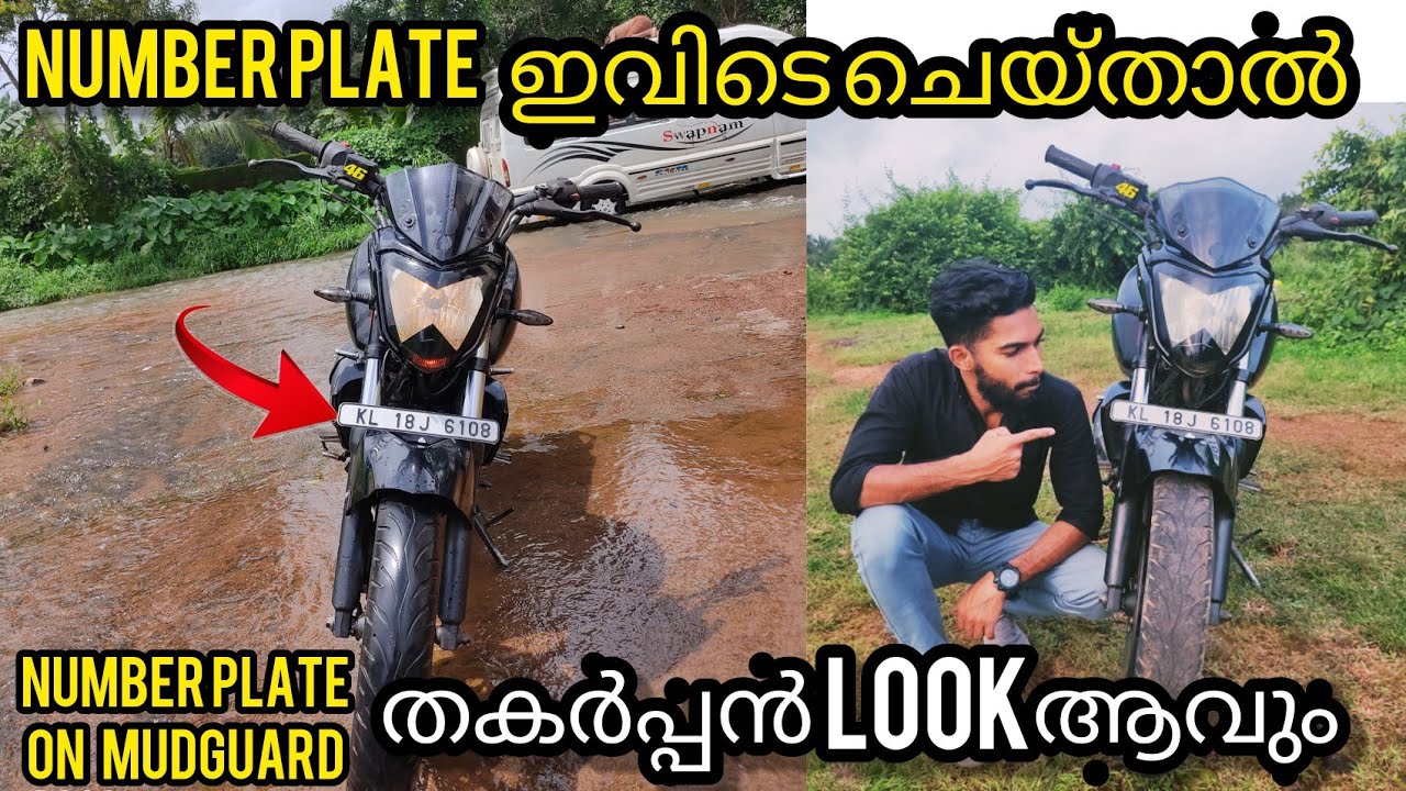 Fz Numberplate on Mudguard🤩🔥/Numberplate Setting Fz.