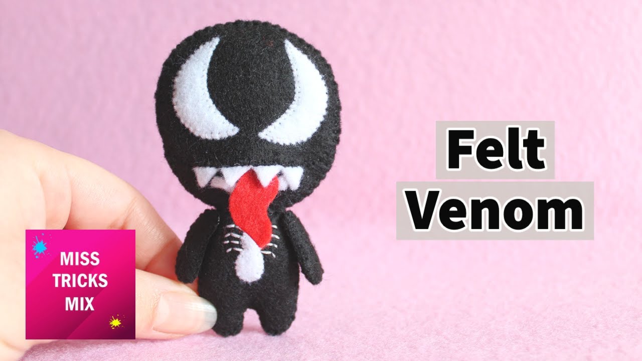 DIY: Easy Venom Felt Plush | Felt Craft.