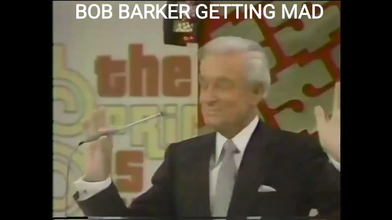 Bob Barker Getting Mad