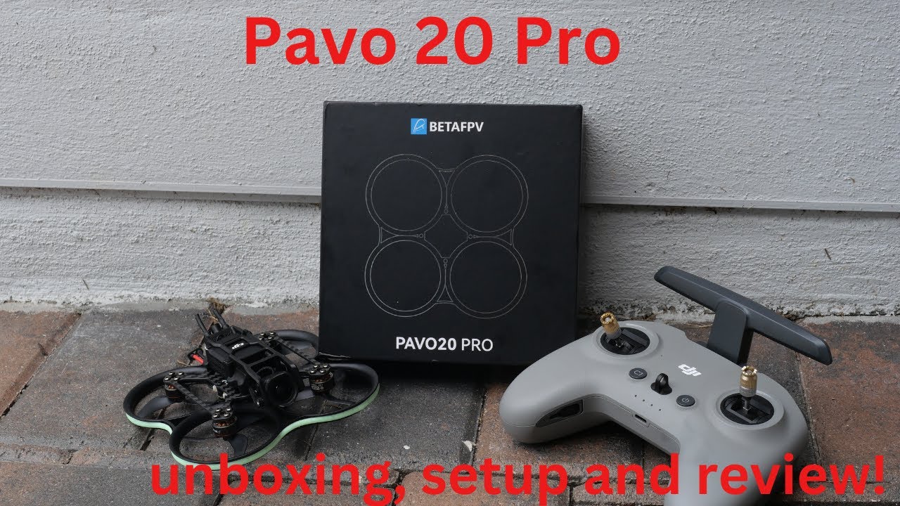 Pavo 20 Pro Распаковка, настройка и тестирование с системой DJI