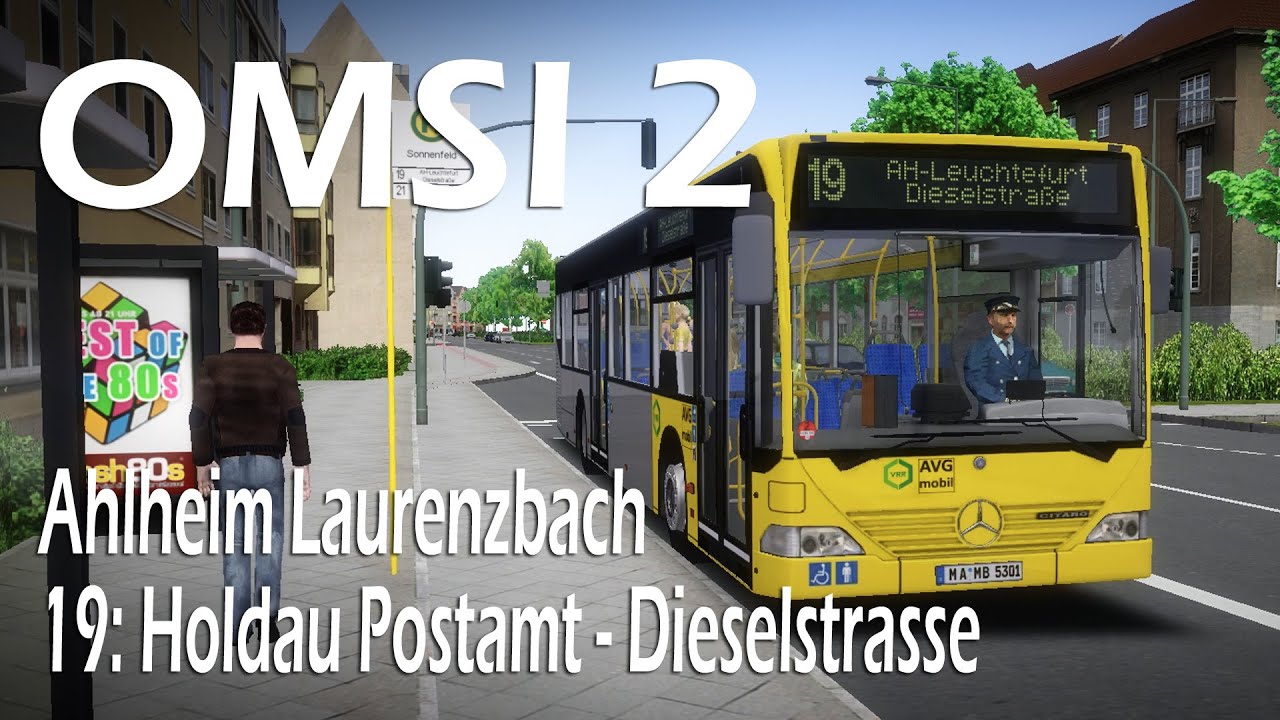 19: Holdau Postamt → Dieselstrasse | Ahlheim Laurenzbach | OMSI 2