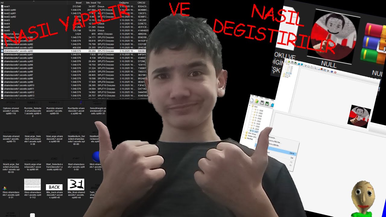 Nasıl Baldi android mod yapılır ve baldinin oyun simgesi nasıl değiştirilir