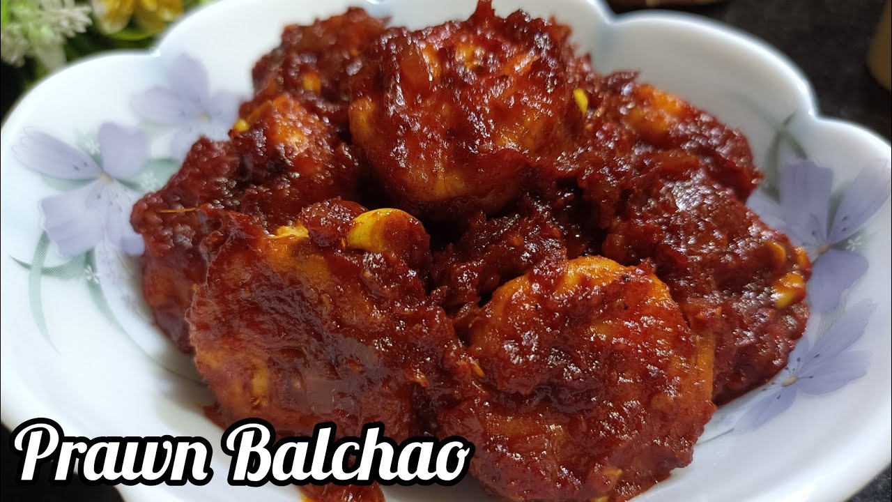 Goan Prawn Balchao | Chef Pinto's Prawn Balchao recipe | Prawn pickle |