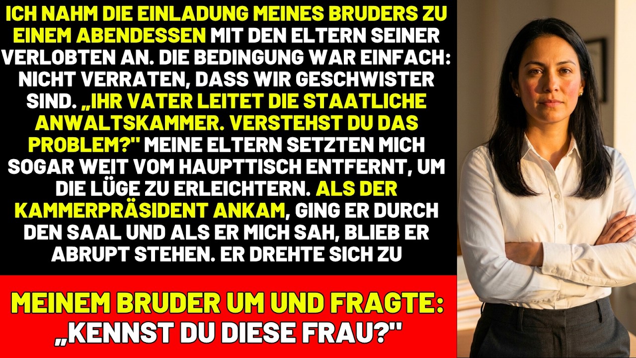 Mein Bruder Versteckte Mich Beim Abendessen &mdash; Der Kammerpr&auml;sident Fragte: 