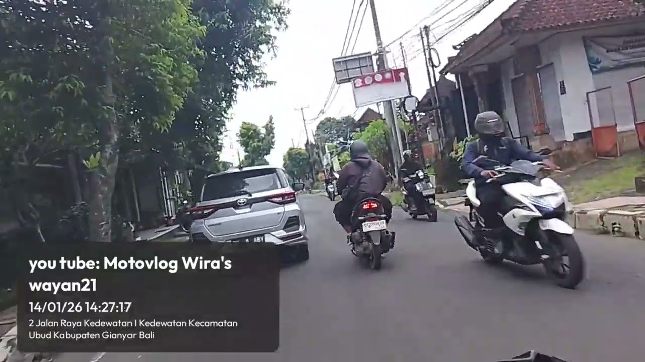 Desa Begawan Payangan - Desa Semana Singakerta Ubud Gianyar, motovlog perjalanan sore hari.