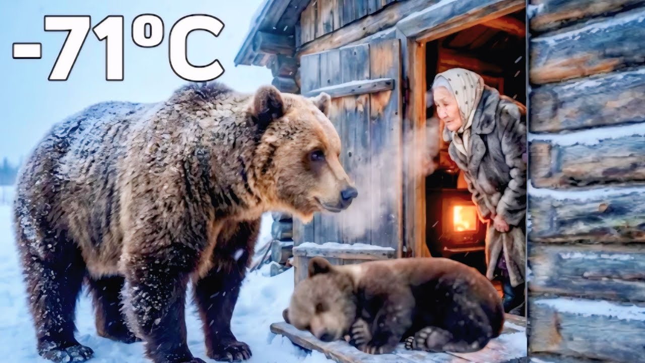 A Mother Bear Brought Her Dying Cub to an 80-Year-Old Woman’s Door in -71°C Siberia