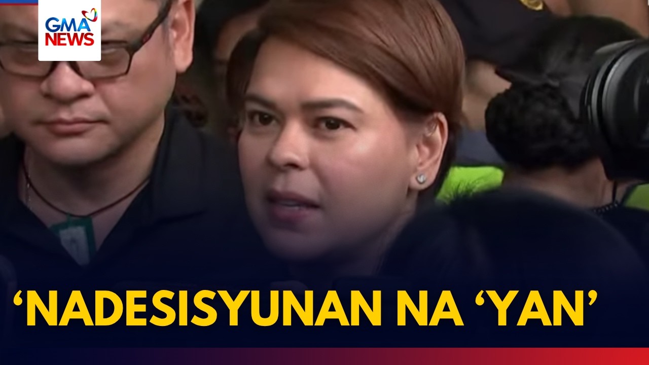 VP Sara Duterte, sinagot ang usapin ukol sa voting threshold sa impeachment trial | GMA News