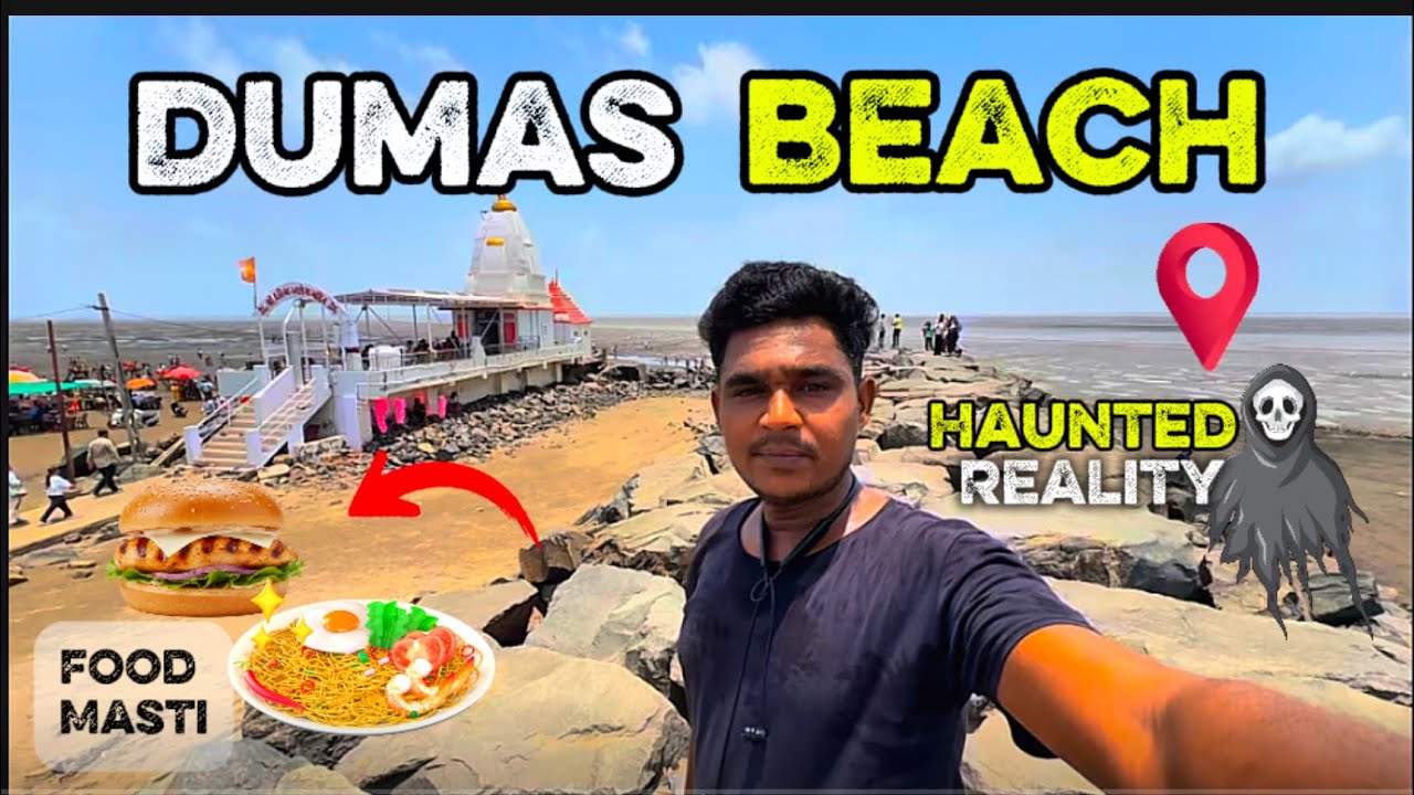 Dumas Beach Surat 🌊 | India ka Haunted Beach 😱 Full Vlog | Surat ka Famous Beach 