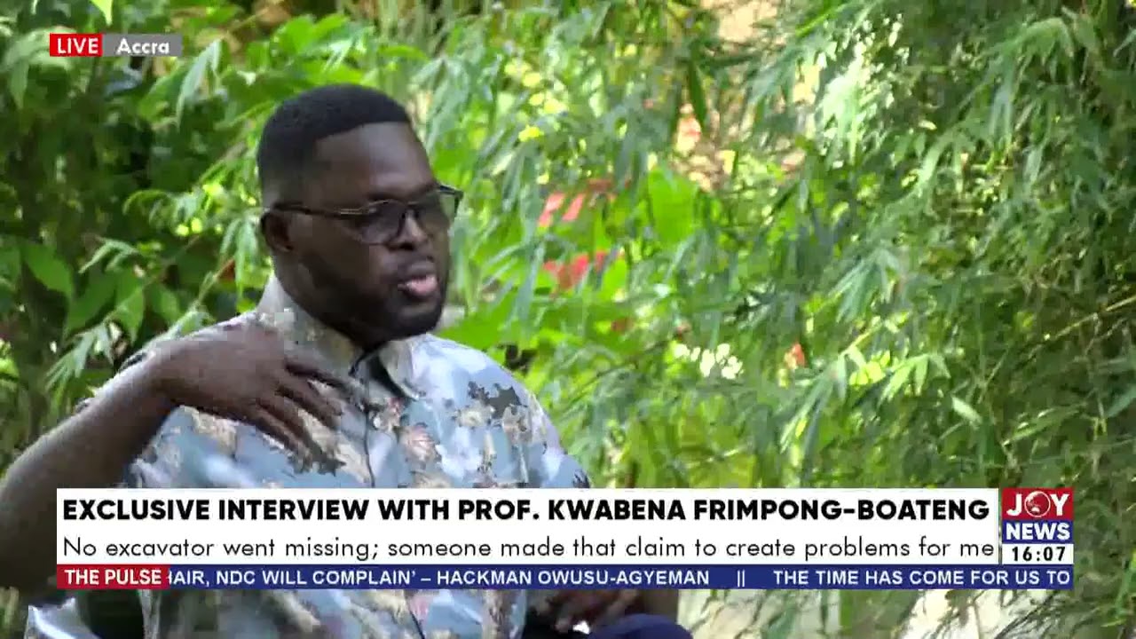 Prof. Frimpong-Boateng addresses the controversies surrounding the $3 million spent on drones.