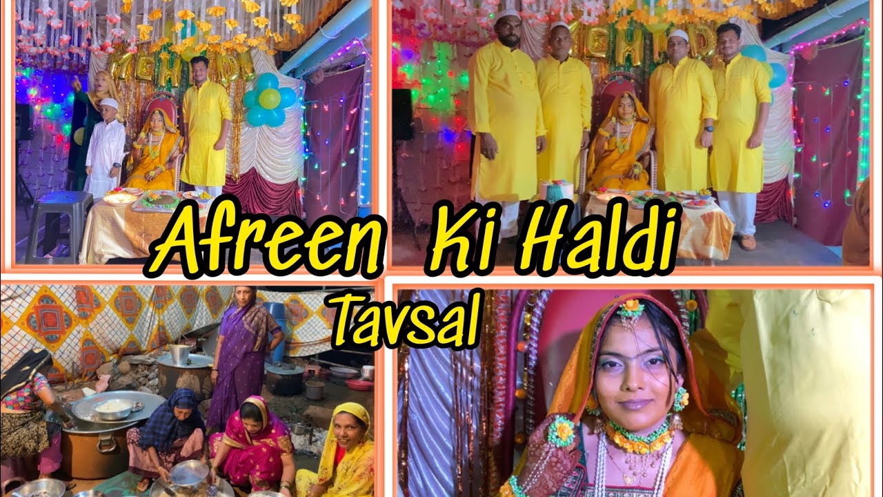 Afreen (Amrin) ki Haldi Mehandi Ceremony | लग्नाची हळदी मेहंदी | Kokani Shaadi | Tavsal Part-1