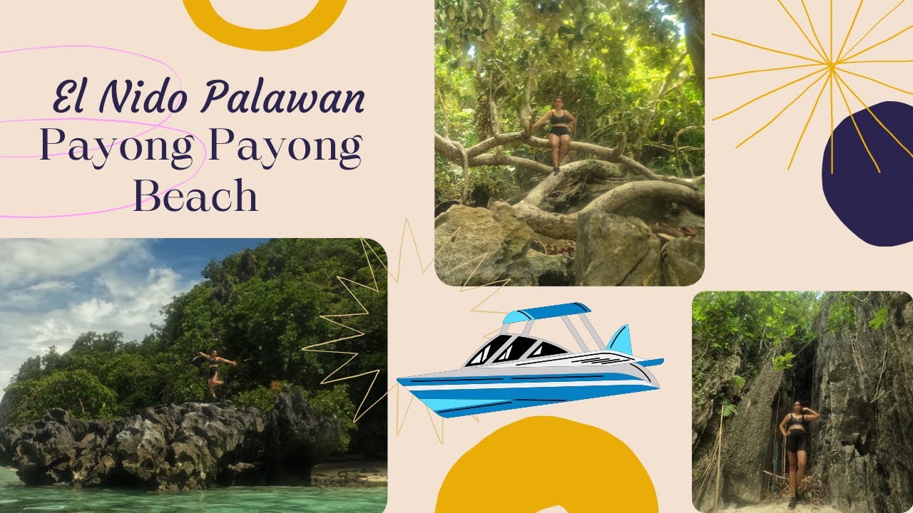 Payong Payong or Paradise  Beach at El Nido Palawan