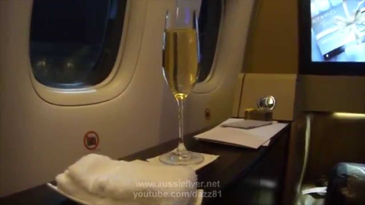 Etihad First Class on the B777-300ER : Abu Dhabi to Melbourne EY460
