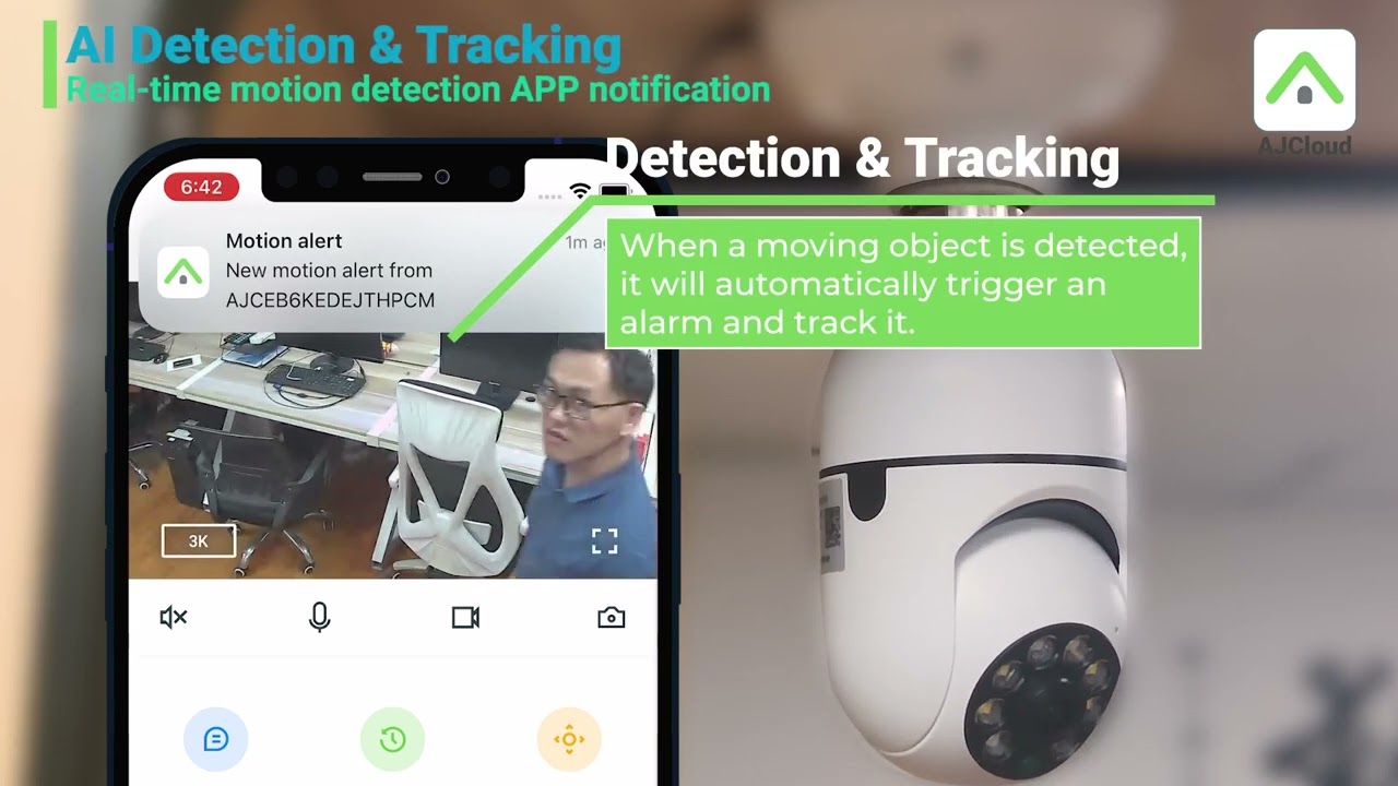 AJCloud Light Bulb Security Camera