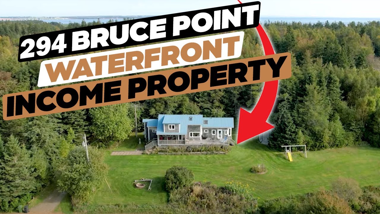 (SOLD) Prince Edward Island Oceanfront Waterfront Real Estate 294 Bruce Point Launching PEI REALTOR