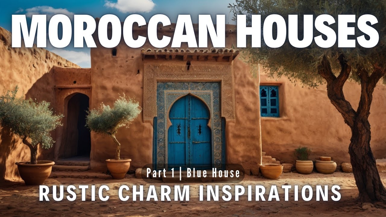 Moroccan Houses - Old Rustic Blue House | Part 1