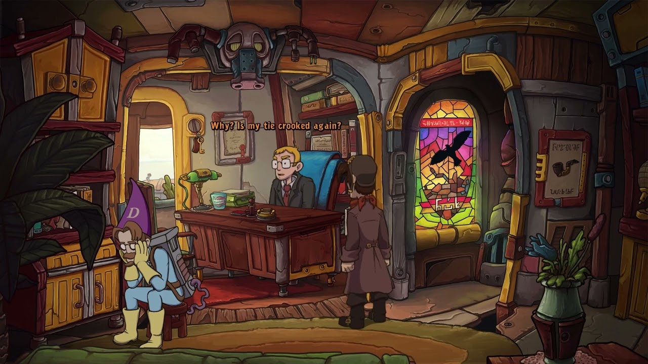 Deponia Doomsday Full Walkthrough Part 31 -McChronicle School #deponia #deponiadoomsday #walkthrough