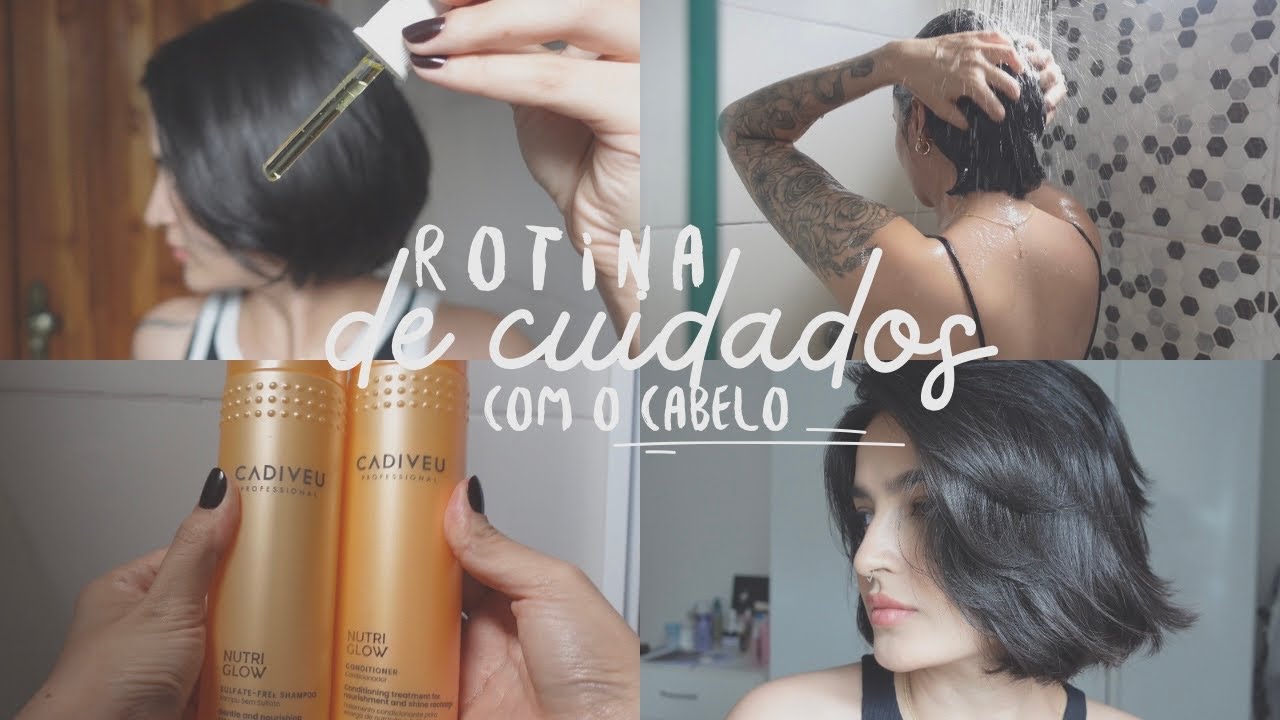 Mini Vlog: Umecta&ccedil;&atilde;o e Terapia de &oacute;leos que salva meu cabelo! ✨