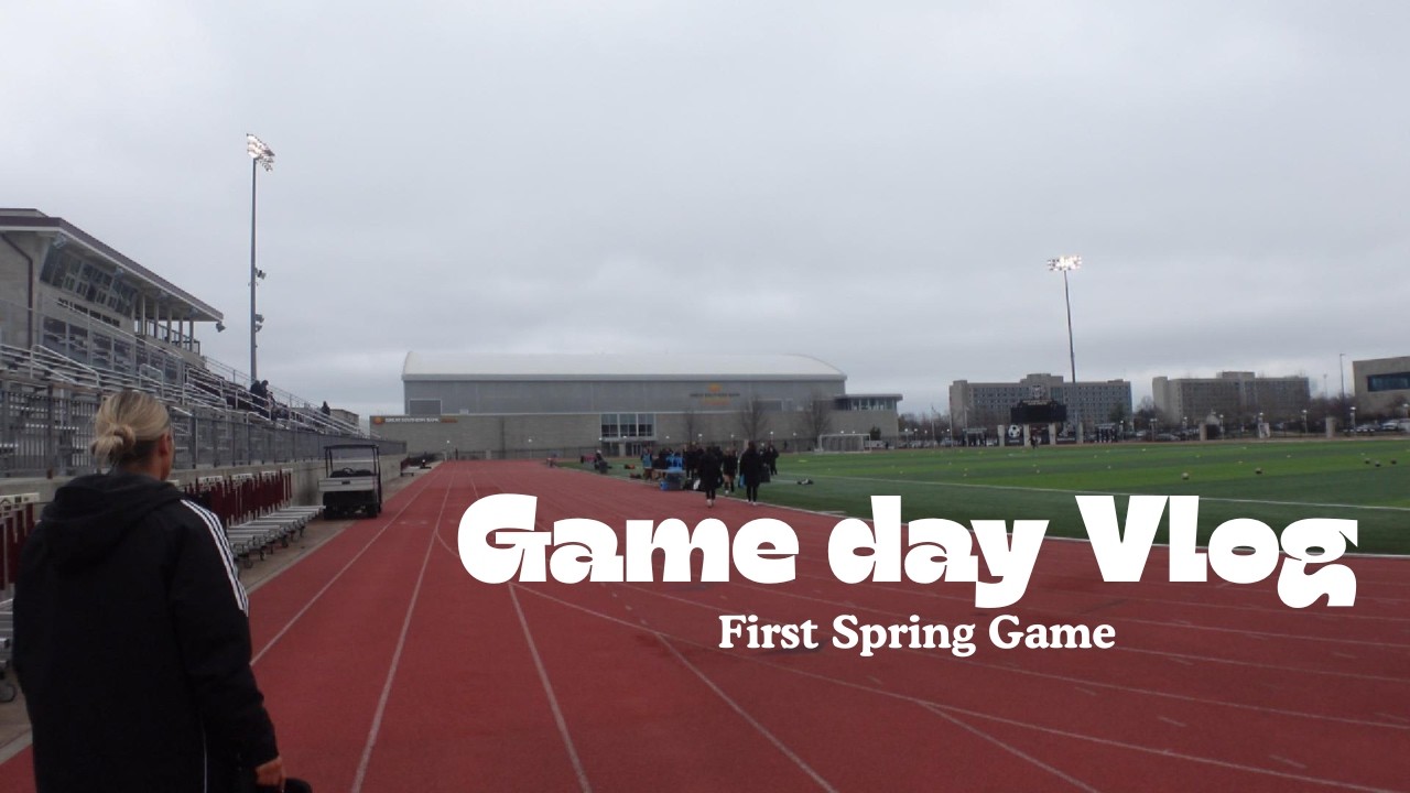 FIRST SPRING GAME!!! // GAME DAY VLOG VS ORAL ROBERTS