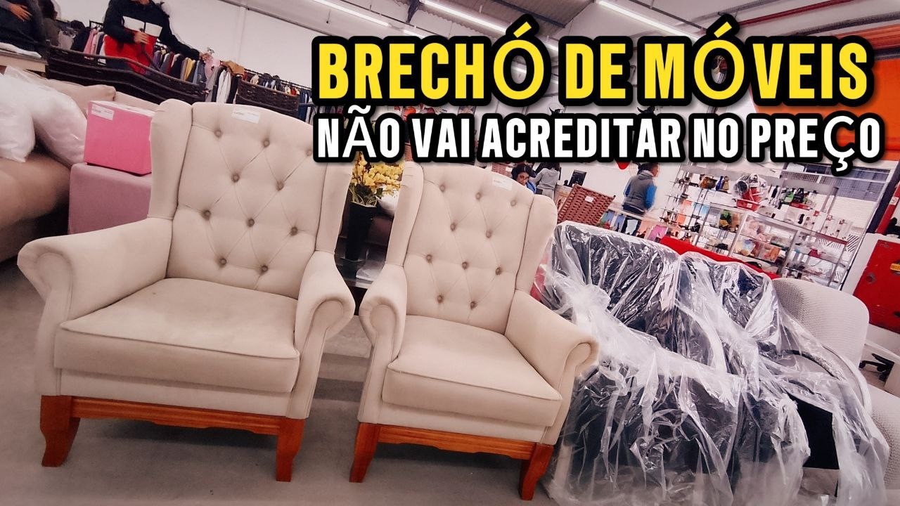 ENCONTREI LOJA COM MILHARES DE MÓVEIS E ARTIGOS DE DECORAÇÃO NESSE BRECHÓ