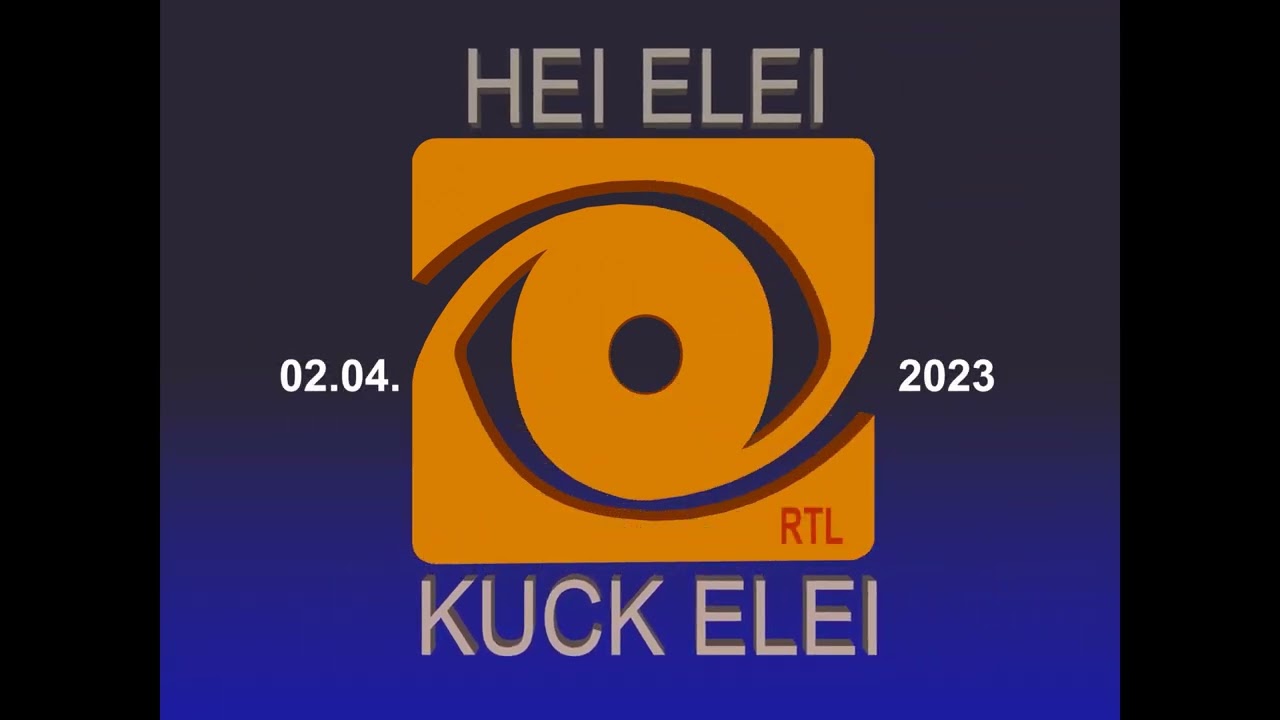 RTL Télévision/RTLplus - Hei Elei Kuck Elei 1985 Intro 4K Fan-Remake