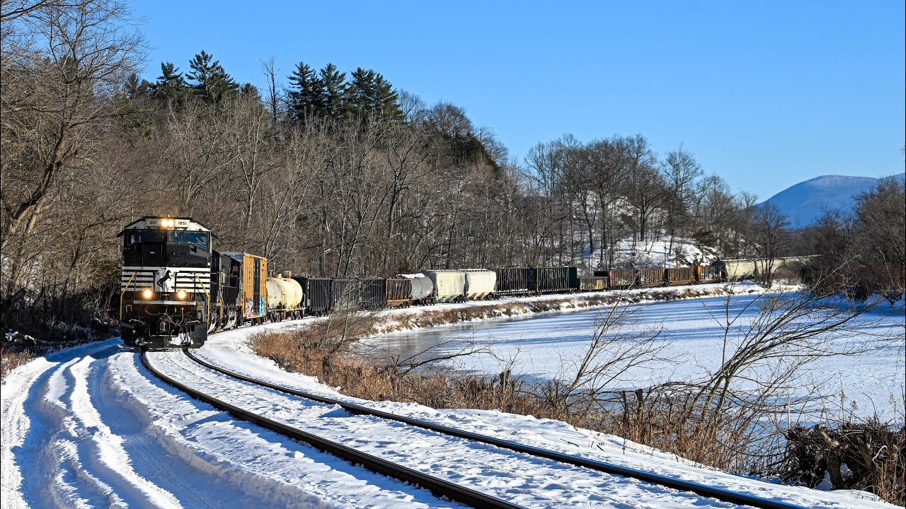 Chasing B&E EDMO with NS SD70ACC 1851 leading (2/5/26)