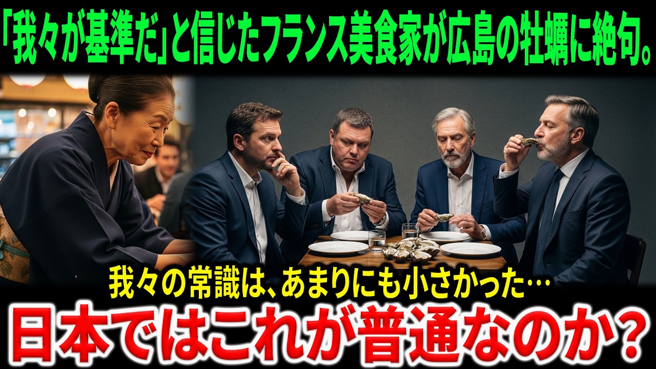 【涙腺崩壊】フランス最高峰の美食家たちが広島の牡蠣小屋で言葉を失った理由。プロの料理人が学んだ「日本の心」とは