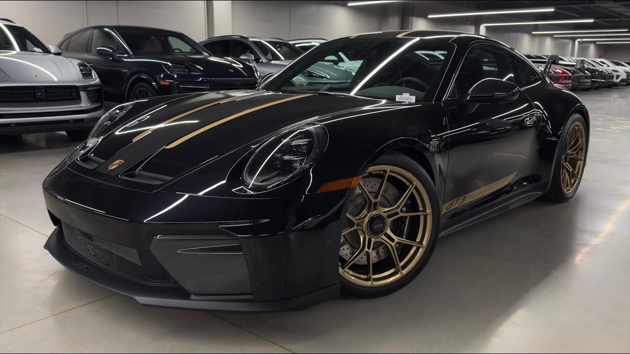 (4K) NEW 2026 Porsche 911 GT3 (Jet Black Metallic) | Interior and Exterior Walkaround