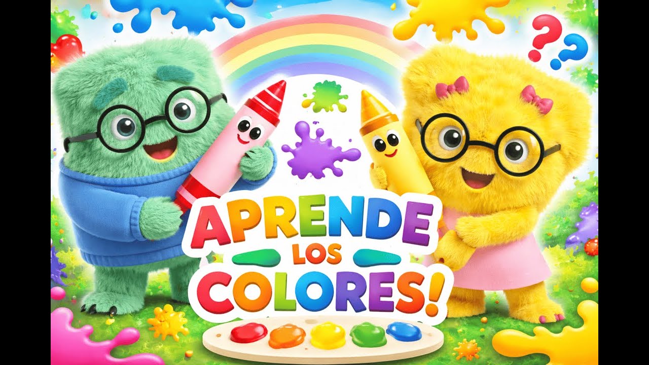 Aprende los Colores 🌈 | Canción Infantil Divertida con Juegos para Niños