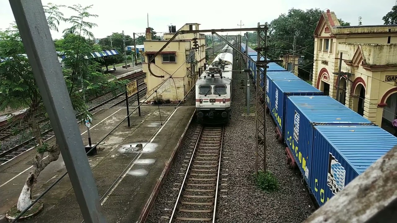 Express Train Running Smoothly.... Captured From The Foot-Over Bridge