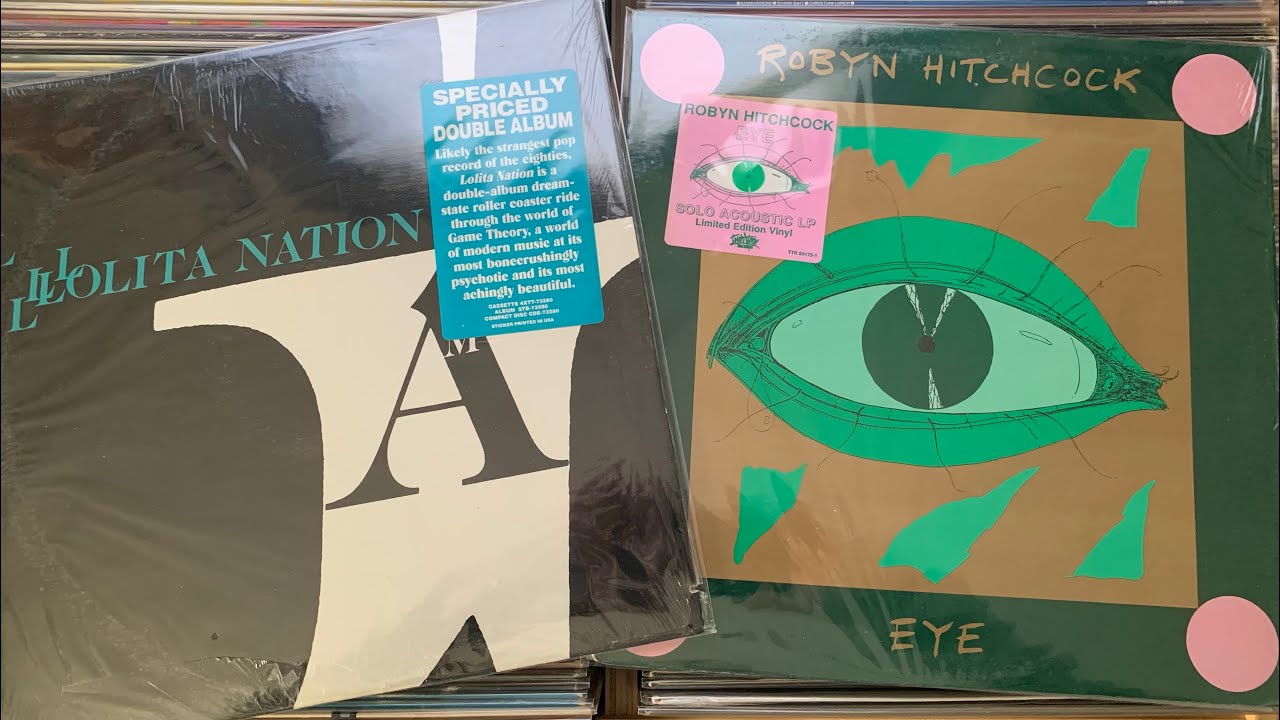 Vinyl record HYPE stickers part 4 - post punk, paisley underground, new wave, c86, jangle pop & more