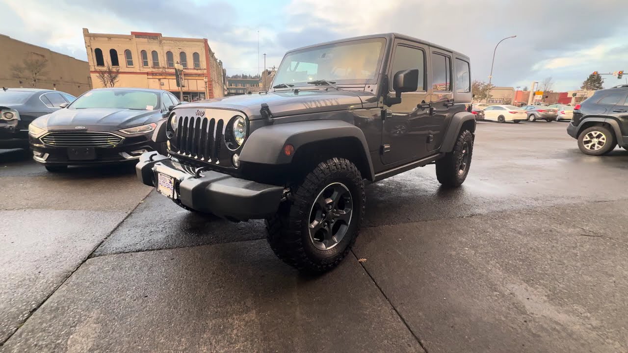 2016 Jeep Wrangler Willys Wheeler 4WD — Best Price in Aberdeen, WA @AberdeenAutoSales
