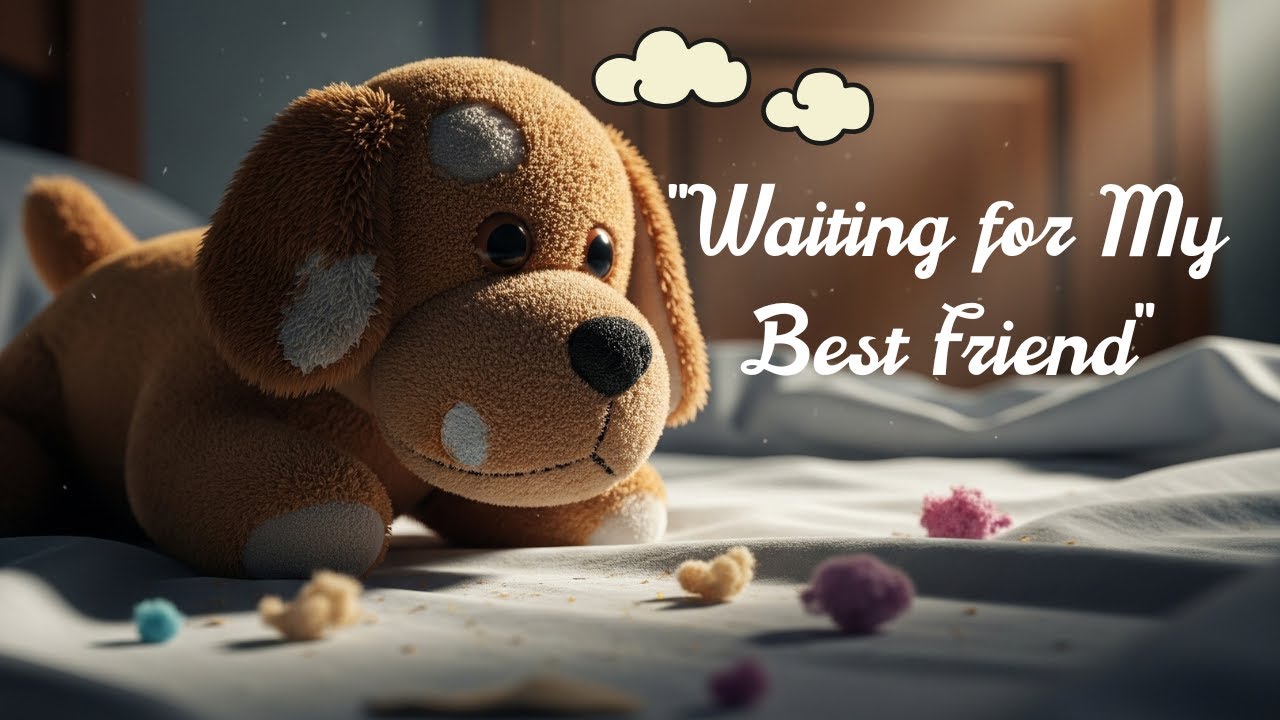 Lonely Plush Dog’s Heartfelt Story: Waiting For My Best Friend 🐶💔✨