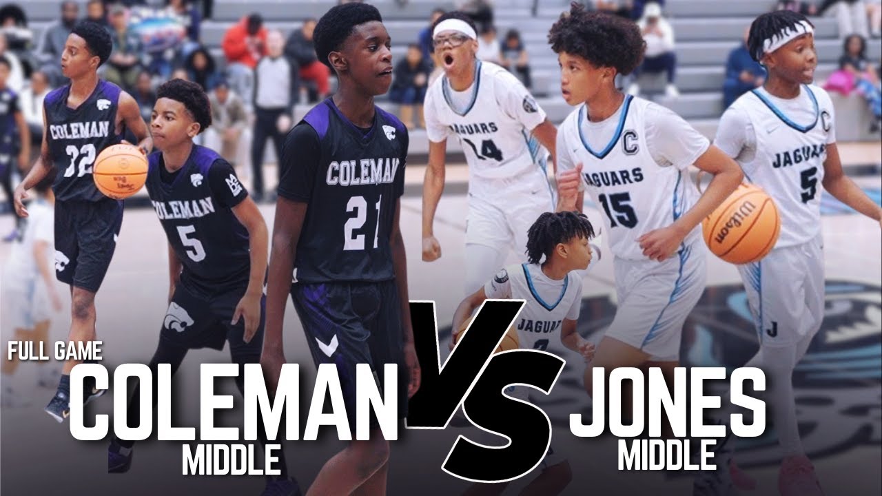 Jones Middle VS Coleman Middle BATTLE to see who will remain UNDEFEATED!!!