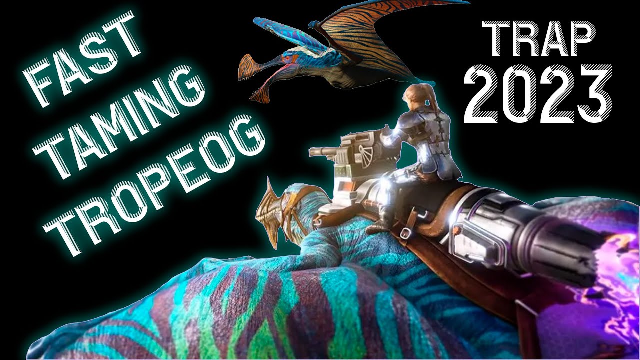 How to Tame Tropeognathus in Ark - Easy and Fast Tropeognathus Taming - Ark Survival Evolved Trap tr