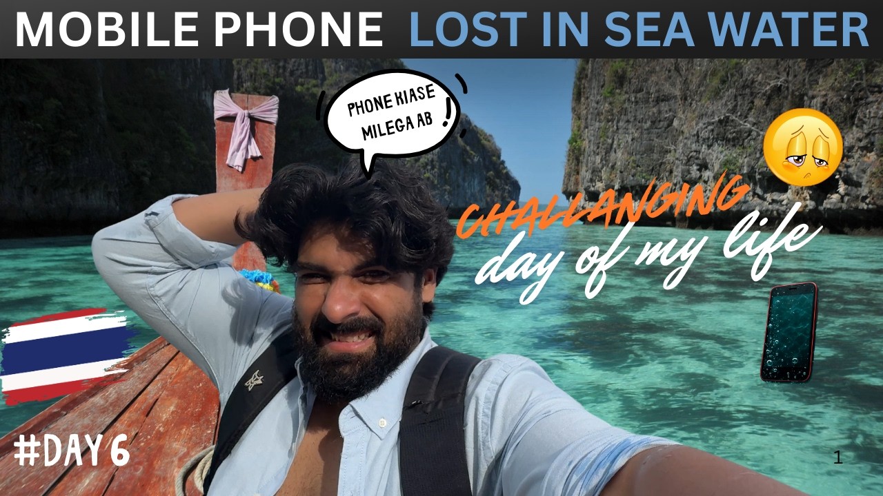 My phone got lost in Phi Phi Island, Phuket, Thailand| my tour guide left me behind at island alone