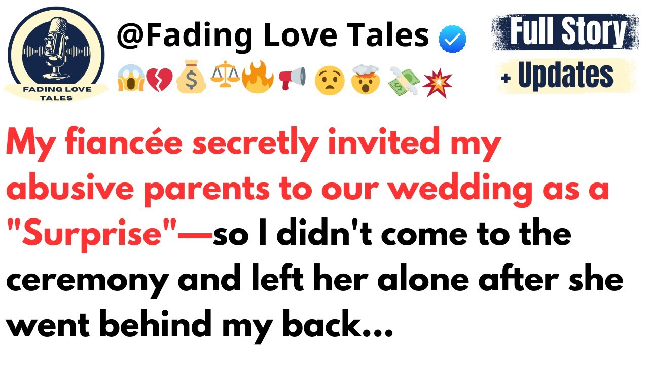 My fiancée secretly invited my abusive parents to our wedding as a 
