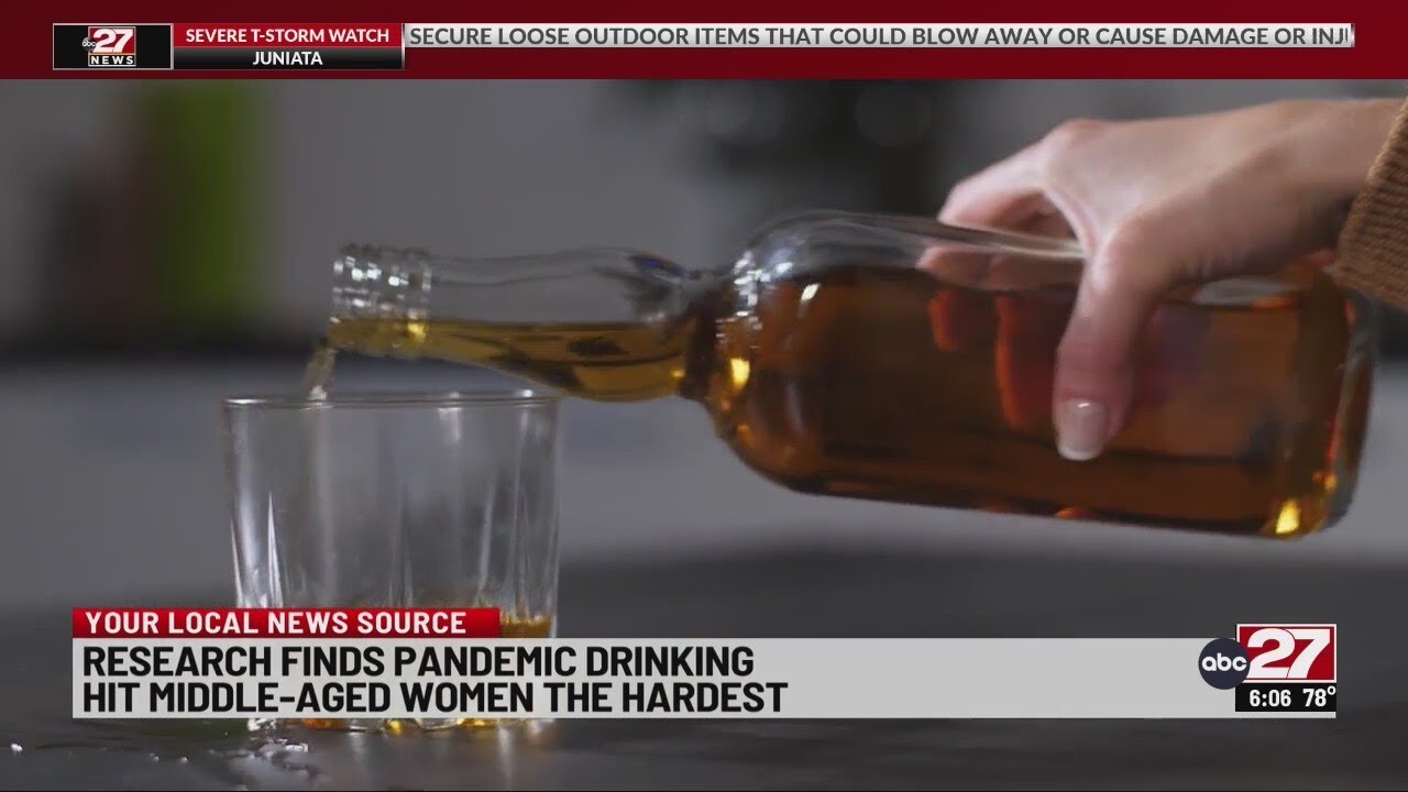 Research finds pandemic drinking hit middle-aged women the hardest