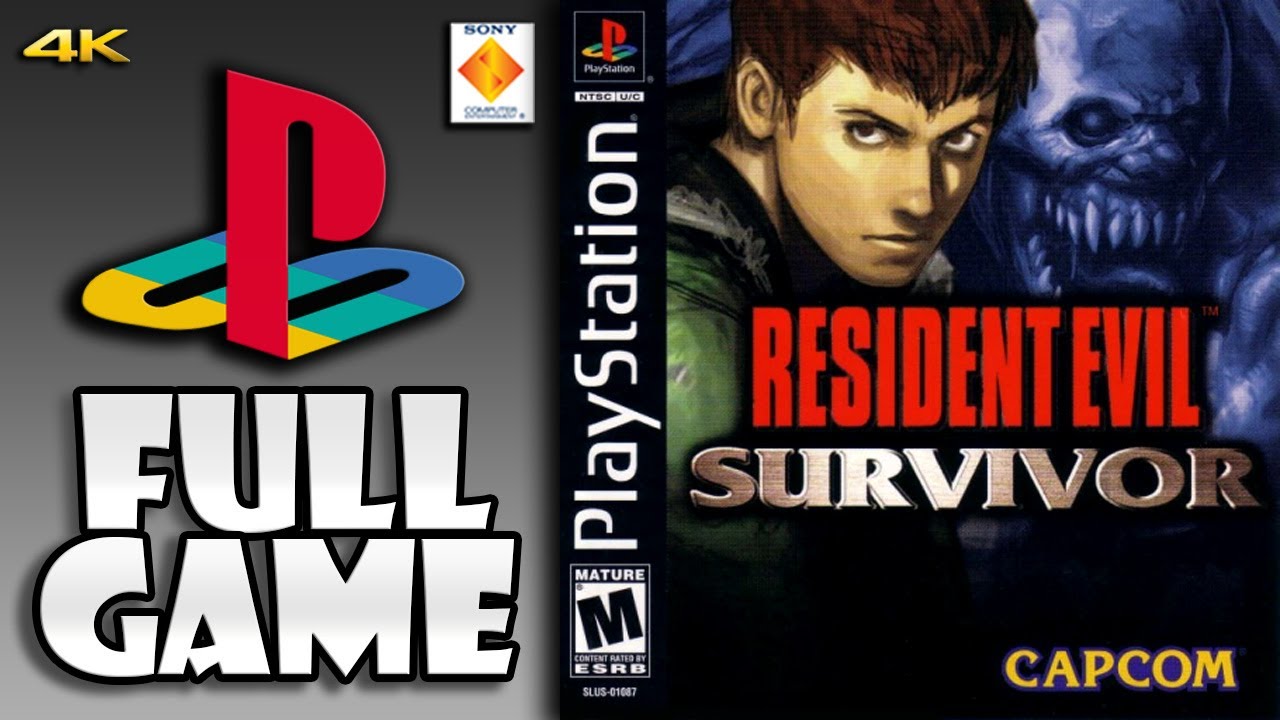 Resident Evil: Survivor (PS1) - Full Game Walkthrough / Longplay [4K60ᶠᵖˢ UHD]