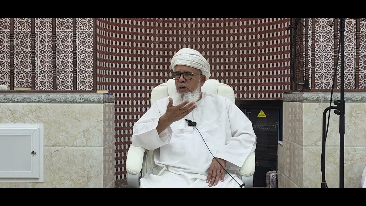 محاضرة بجامع السوقمة بركاء.بعنوان( شذى من السيرة النبوية) القاها الفاضل/حمد بن الصغير المشيفري.