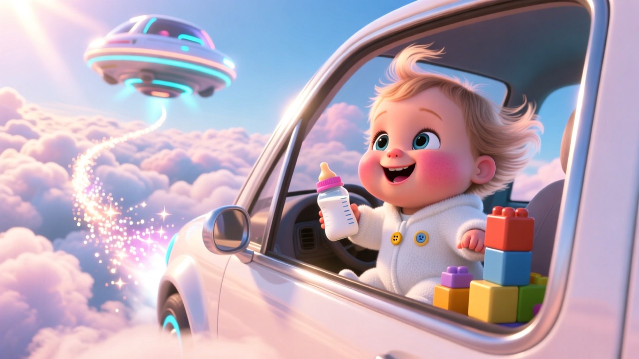 Dreamy Ride with Baby 🌙 | Fun Kids Song | Sing Along Adventure