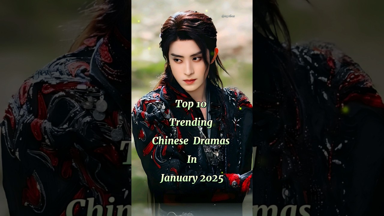 Top 10 Trending Chinese Dramas In January 2025 #chinesesdrama #cdrama #moonlightmystique #shorts