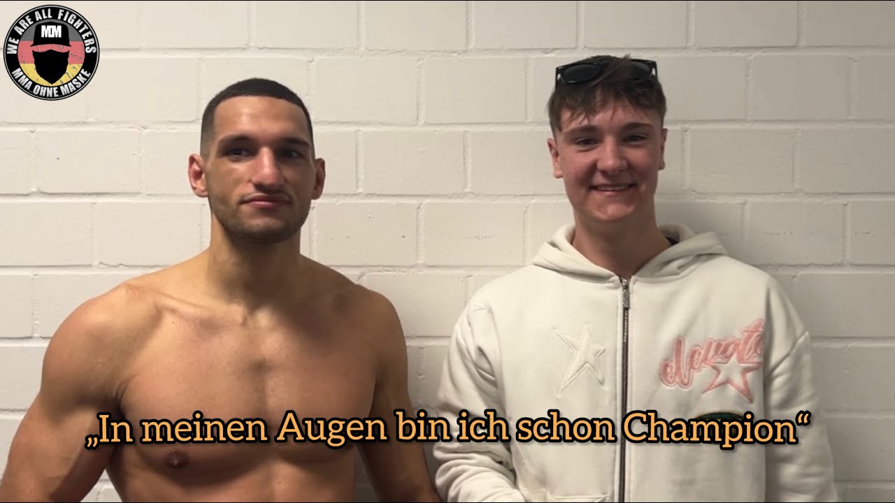 Endrit Brajshori Post Fight Interview Oktagon 53 “In meinen Augen bin ich schon Champion“