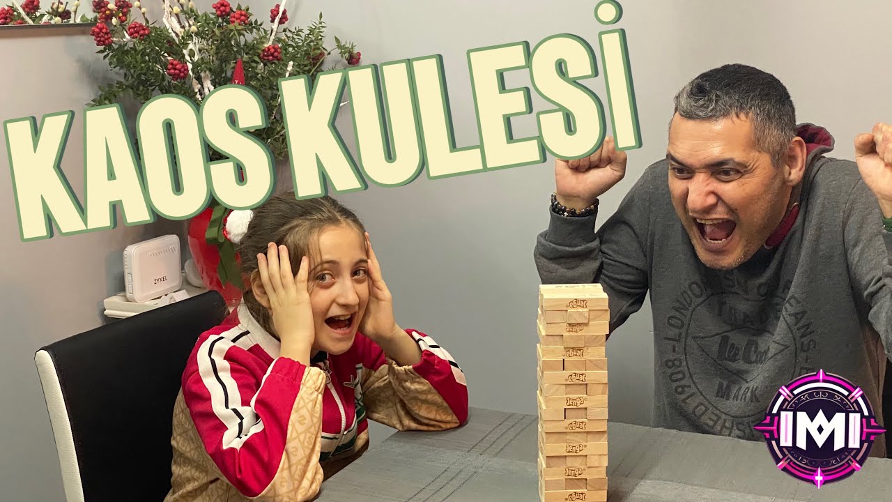 KAOS KULESİ (CEZALI JENGA) #eğlence #challenge #keşfet #keşfetteyiz
