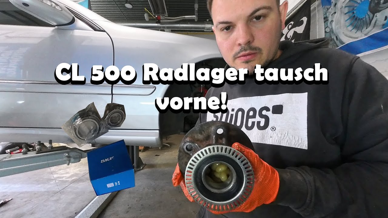 CL500 Radlager vorne tausch, nach Spiel im Lager. Keine Anleitung!