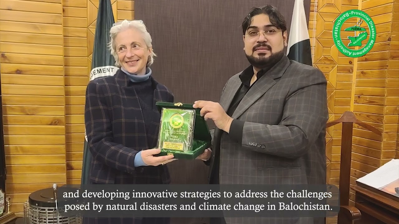 Official Visit of the UNFAO Team Country Head to PDMA Balochistan Head Office