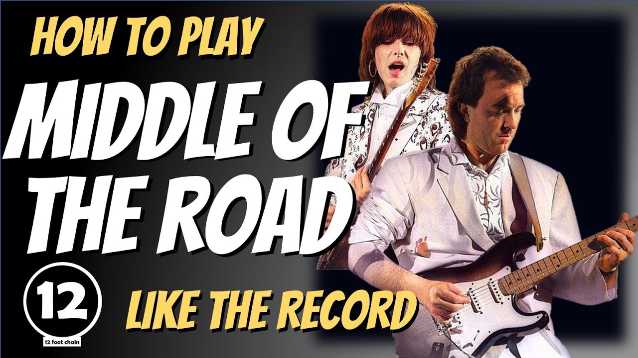 Middle of the Road - The Pretenders | Урок игры на гитаре