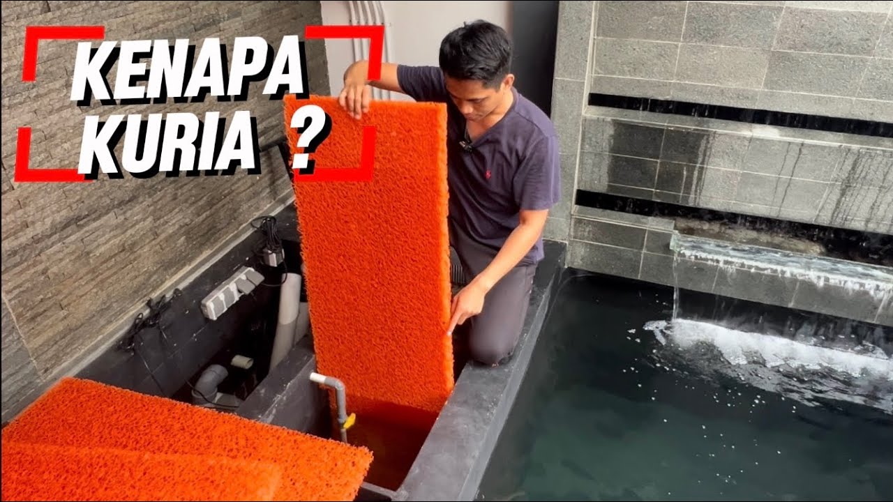 Media Filter Kuria | Filter Mekanis Terbaik Kolam Koi